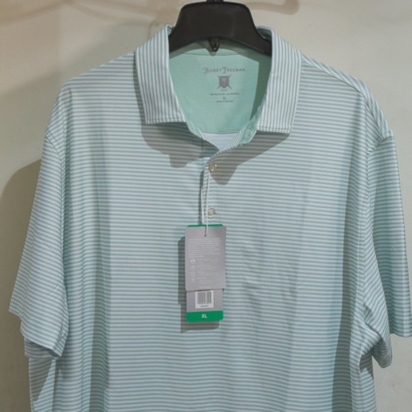 Hickey Freeman‎ Mens Polo GREEN Performance XL XXL - Picture 5 of 9